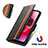 Custodia Portafoglio In Pelle Cover con Supporto S02D per Motorola Moto G Play Gen 2