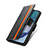 Custodia Portafoglio In Pelle Cover con Supporto S02D per Motorola Moto G53j 5G