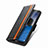 Custodia Portafoglio In Pelle Cover con Supporto S02D per Nokia C3