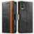 Custodia Portafoglio In Pelle Cover con Supporto S02D per Nokia C32