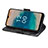 Custodia Portafoglio In Pelle Cover con Supporto S02D per Nokia G22