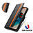 Custodia Portafoglio In Pelle Cover con Supporto S02D per Nokia G22