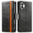 Custodia Portafoglio In Pelle Cover con Supporto S02D per Nothing Phone 2