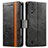 Custodia Portafoglio In Pelle Cover con Supporto S02D per Samsung Galaxy A01 SM-A015