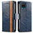 Custodia Portafoglio In Pelle Cover con Supporto S02D per Samsung Galaxy A12 5G