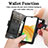 Custodia Portafoglio In Pelle Cover con Supporto S02D per Samsung Galaxy A13 4G