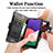Custodia Portafoglio In Pelle Cover con Supporto S02D per Samsung Galaxy A22s 5G