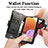 Custodia Portafoglio In Pelle Cover con Supporto S02D per Samsung Galaxy A32 5G