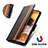 Custodia Portafoglio In Pelle Cover con Supporto S02D per Samsung Galaxy A42 5G