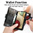 Custodia Portafoglio In Pelle Cover con Supporto S02D per Samsung Galaxy F12