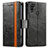 Custodia Portafoglio In Pelle Cover con Supporto S02D per Samsung Galaxy M21
