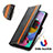 Custodia Portafoglio In Pelle Cover con Supporto S02D per Samsung Galaxy M40S