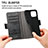 Custodia Portafoglio In Pelle Cover con Supporto S02D per Samsung Galaxy Note 20 5G