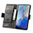 Custodia Portafoglio In Pelle Cover con Supporto S02D per Samsung Galaxy S20 5G