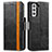 Custodia Portafoglio In Pelle Cover con Supporto S02D per Samsung Galaxy S21 5G Nero