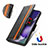 Custodia Portafoglio In Pelle Cover con Supporto S02D per Samsung Galaxy S21 Ultra 5G