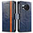 Custodia Portafoglio In Pelle Cover con Supporto S02D per Sharp Aquos R8