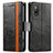 Custodia Portafoglio In Pelle Cover con Supporto S02D per Sony Xperia Ace II SO-41B