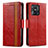 Custodia Portafoglio In Pelle Cover con Supporto S02D per Xiaomi Redmi 10 India