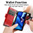 Custodia Portafoglio In Pelle Cover con Supporto S02D per Xiaomi Redmi Note 10T 5G