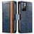 Custodia Portafoglio In Pelle Cover con Supporto S02D per Xiaomi Redmi Note 11 5G