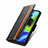 Custodia Portafoglio In Pelle Cover con Supporto S02D per Xiaomi Redmi Note 9