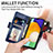Custodia Portafoglio In Pelle Cover con Supporto S03D per Samsung Galaxy A13 5G