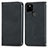 Custodia Portafoglio In Pelle Cover con Supporto S04D per Google Pixel 5a 5G Nero