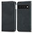 Custodia Portafoglio In Pelle Cover con Supporto S04D per Google Pixel 6 Pro 5G Nero