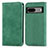 Custodia Portafoglio In Pelle Cover con Supporto S04D per Google Pixel 7 5G Verde