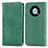 Custodia Portafoglio In Pelle Cover con Supporto S04D per Huawei Enjoy 50 Pro Verde