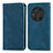 Custodia Portafoglio In Pelle Cover con Supporto S04D per Huawei Honor Magic3 5G Blu