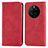 Custodia Portafoglio In Pelle Cover con Supporto S04D per Huawei Mate 50 Rosso