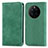 Custodia Portafoglio In Pelle Cover con Supporto S04D per Huawei Mate 50 Verde