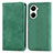 Custodia Portafoglio In Pelle Cover con Supporto S04D per Huawei Nova 10 SE Verde