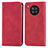 Custodia Portafoglio In Pelle Cover con Supporto S04D per Huawei Nova 8i Rosso