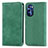 Custodia Portafoglio In Pelle Cover con Supporto S04D per Motorola Moto G Stylus (2022) 4G Verde