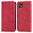 Custodia Portafoglio In Pelle Cover con Supporto S04D per Motorola Moto G50 5G Rosso