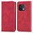 Custodia Portafoglio In Pelle Cover con Supporto S04D per OnePlus 10 Pro 5G Rosso