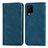 Custodia Portafoglio In Pelle Cover con Supporto S04D per Oppo A54 4G Blu