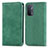 Custodia Portafoglio In Pelle Cover con Supporto S04D per Oppo A54 5G Verde