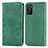 Custodia Portafoglio In Pelle Cover con Supporto S04D per Oppo A55S 5G Verde