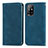 Custodia Portafoglio In Pelle Cover con Supporto S04D per Oppo A94 5G Blu