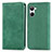 Custodia Portafoglio In Pelle Cover con Supporto S04D per Realme 10 4G Verde