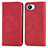 Custodia Portafoglio In Pelle Cover con Supporto S04D per Realme C30s Rosso