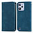 Custodia Portafoglio In Pelle Cover con Supporto S04D per Realme C31 Blu