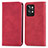 Custodia Portafoglio In Pelle Cover con Supporto S04D per Realme GT2 Pro 5G Rosso