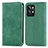 Custodia Portafoglio In Pelle Cover con Supporto S04D per Realme GT2 Pro 5G Verde