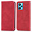 Custodia Portafoglio In Pelle Cover con Supporto S04D per Realme Narzo 50 Pro 5G Rosso