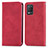 Custodia Portafoglio In Pelle Cover con Supporto S04D per Realme Q3 5G Rosso